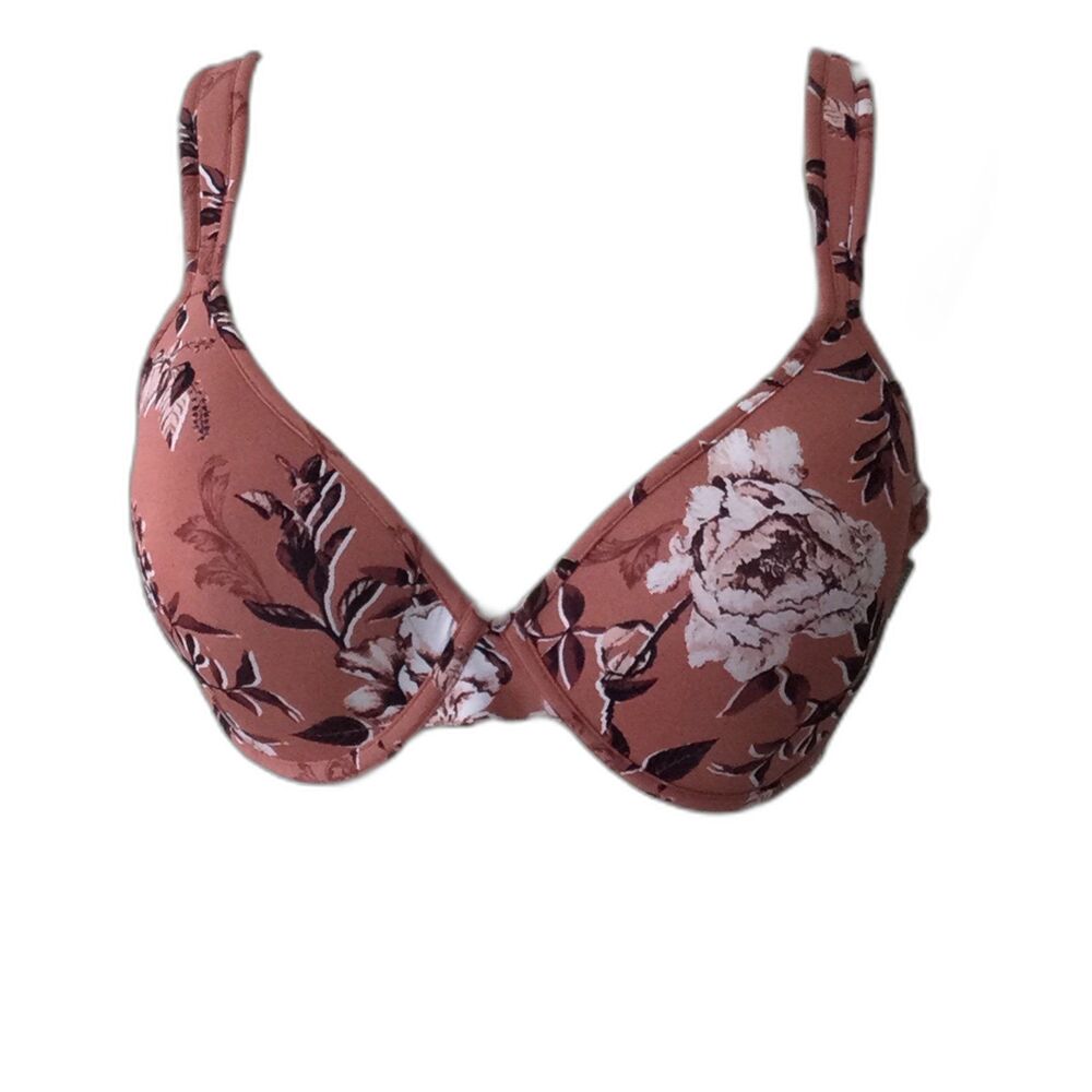 Vince Camuto Bra Women’s Size 40C Floral Print Underwire Adjustable Straps